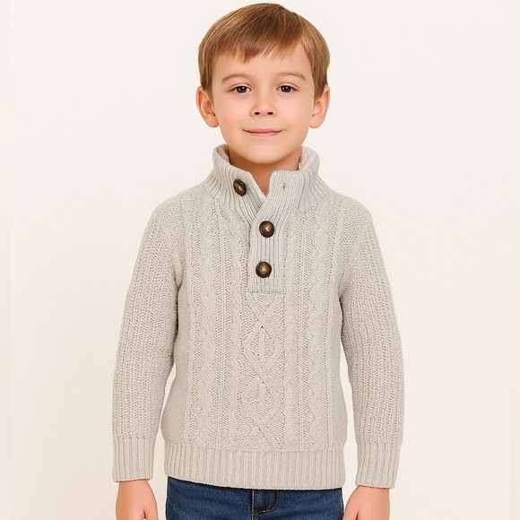 Gap Kids Boys  Cablle Sweater – Size Small - Picture 1 of 5